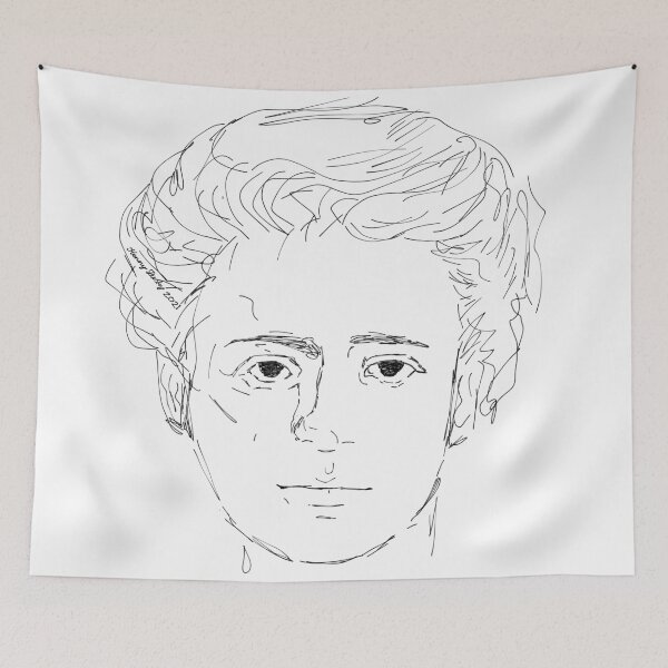Item preview, Marie Curie Minimalist Illustration designed and sold by KennyLucky.