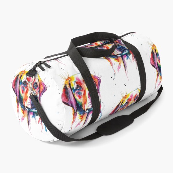 Labrador Art Colorful Duffle Bag