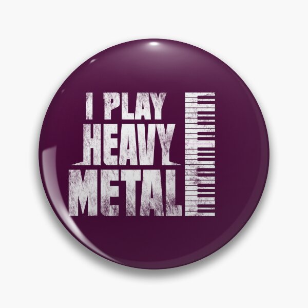 Item preview, Organist Organ Player Gift - Church Organ - Pipe Organ - I Play Heavy Metal Distressed designed and sold by niftee.