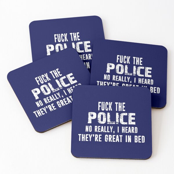 Item preview, Police Officer Funny Police Good in Bed Distressed Typography Design designed and sold by niftee.