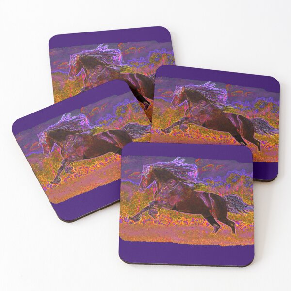 Item preview, NEON MUSTANG  ORANGE RASPBERRY designed and sold by THE AMERICAN TEEVANGELIST.