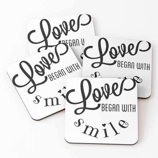 Item preview, Love Began With Smile - Black designed and sold by VkScript.