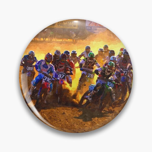 Item preview, 2010 250 National at Pala Raceway - 1st Turn Glow designed and sold by mxartgallery.