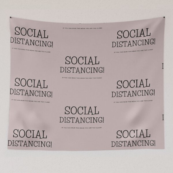 Item preview, SOCIAL DISTANCING LIFESTYLE HABIT designed and sold by SidhuKeet1.