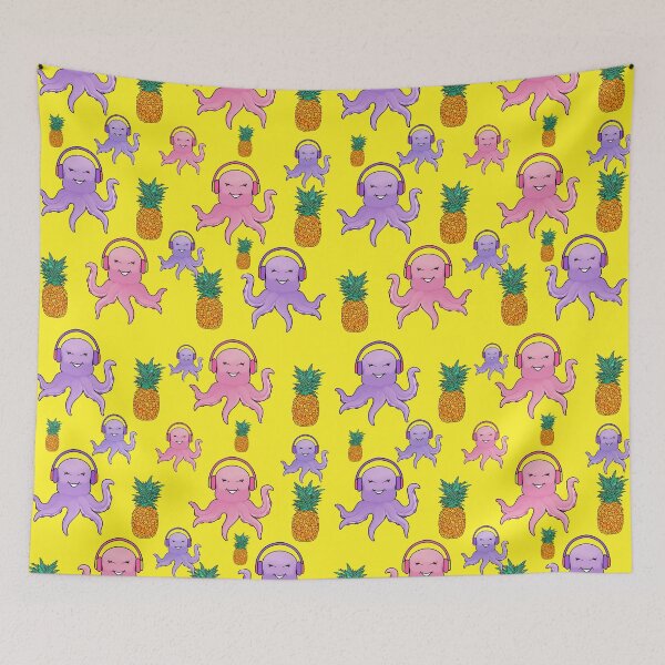 Item preview, Pineapple octopus patterns designed and sold by Aleksey888.