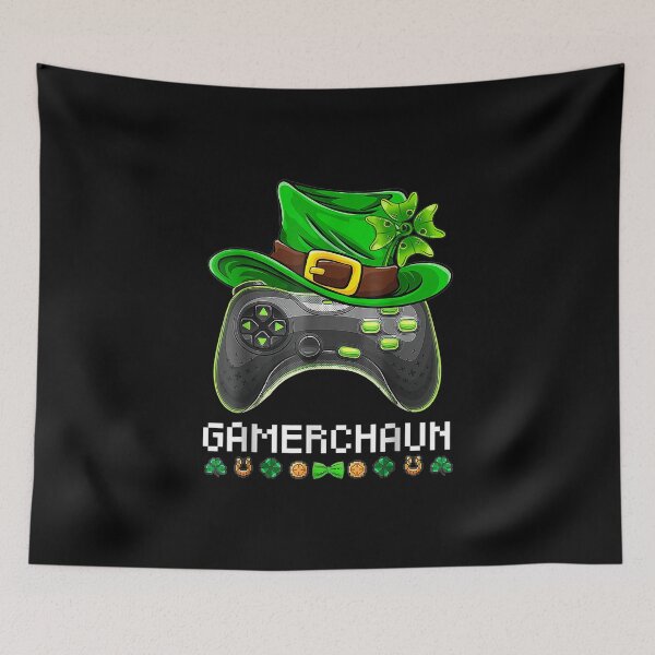 Item preview, Video Game Leprechaun St Patricks Day Gamer gamerchaun designed and sold by AngelJames.