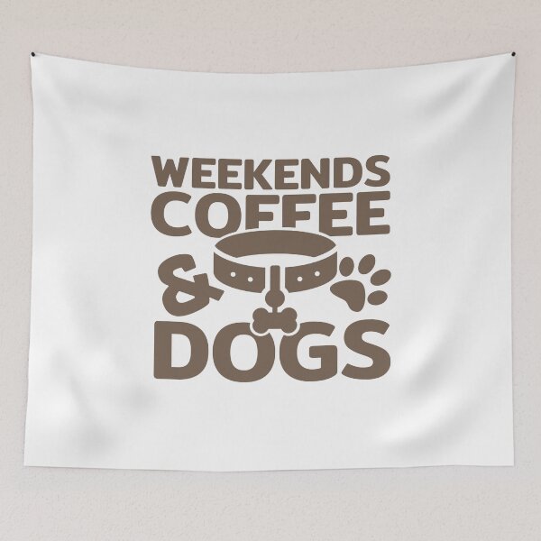 Item preview, Weekends Coffee & Dogs Shirt,Coffee and Dogs TShirt,Weekends Coffee Dogs Tees,Dog Lovers Gift,Dog Love Tee,Short-Sleeve Unisex T-Shirt designed and sold by Babe3955.