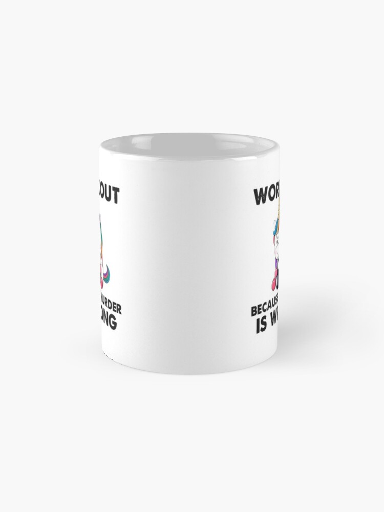 Unicorn Fitness Mug Gym Coffee Mug Funny Fitness Coffee 