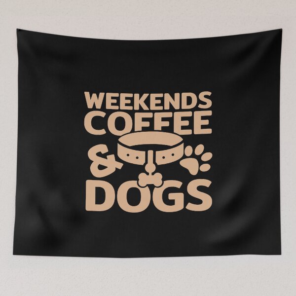 Item preview, Weekends Coffee & Dogs Shirt,Coffee and Dogs TShirt,Weekends Coffee Dogs Tees,Dog Lovers Gift,Dog Love Tee,Short-Sleeve Unisex T-Shirt designed and sold by Babe3955.