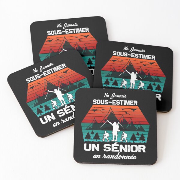 Item preview, Never underestimate senior hiking humor designed and sold by joozybart.