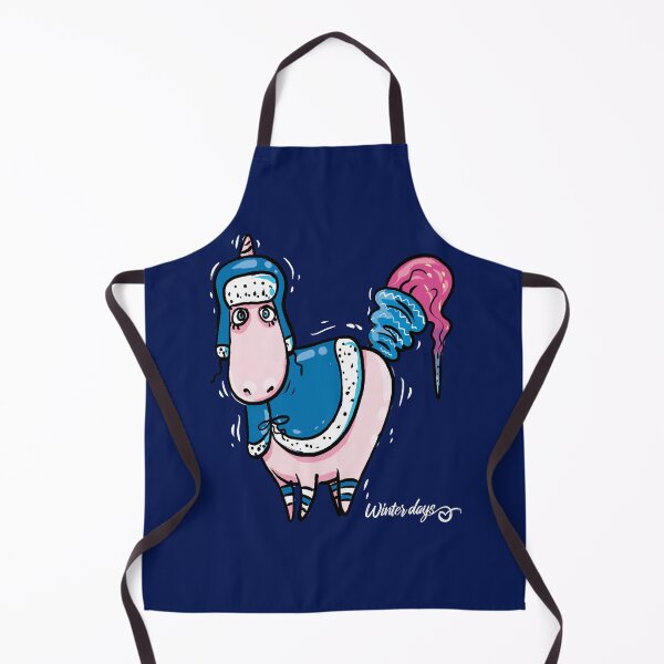 Item preview, Pink Unicorn wearing winter coat gift idea for girls & moms T- designed and sold by BRtisticDesigns.