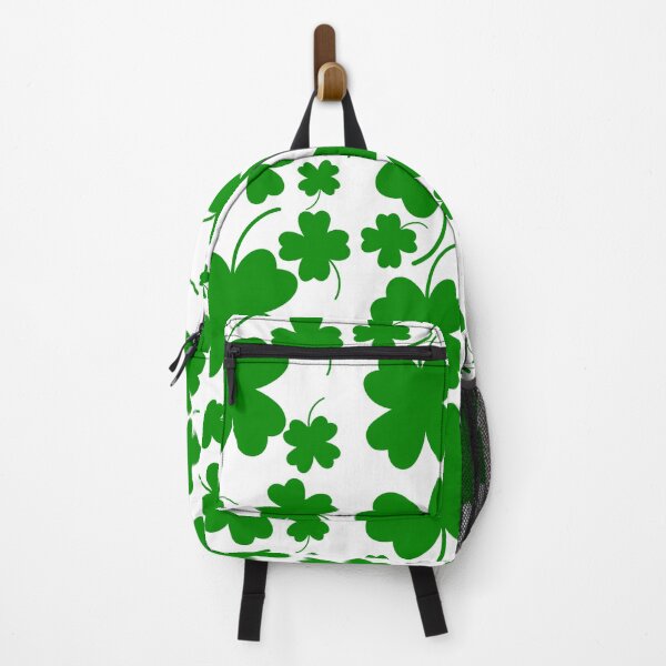 Item preview, Green Four Leaf Clover Print Pattern | St Patricks Day designed and sold by Aryeh Studio.