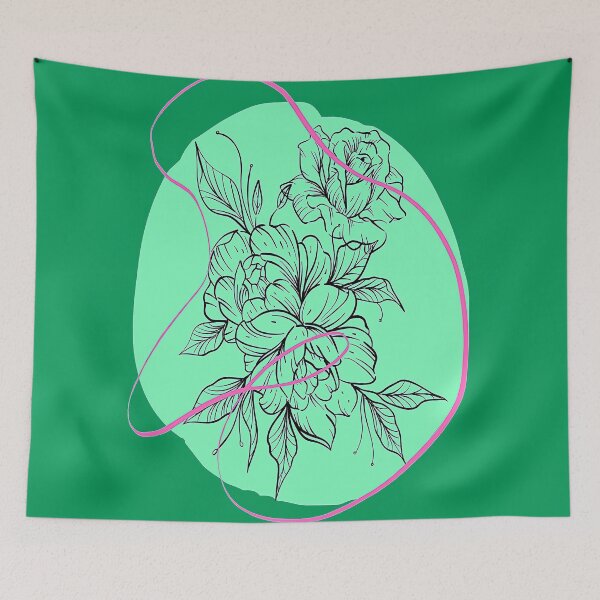 Item preview, Botanical Boho Floral  Rose Design, Arty Design  Inspired by Nature designed and sold by Adri Barnard.