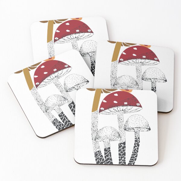 Item preview, MUSHROOMS, SURREAL, CUTTING EDGE, ORIGINAL, DRAWING, designed and sold by AndreDraw2014.