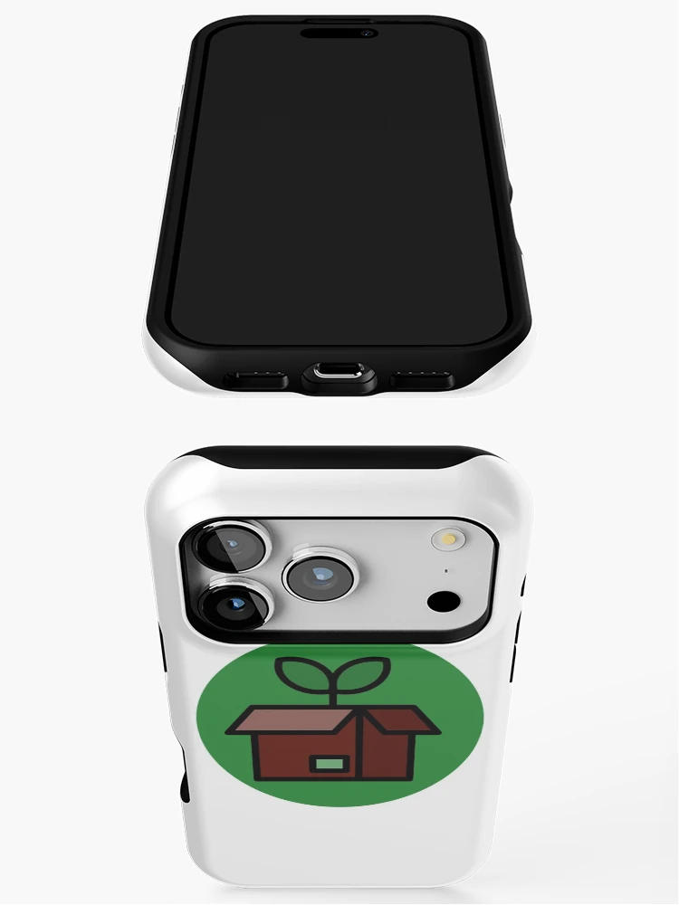Thumbnail 3 of 4, iPhone Case, Green Earth Box designed and sold by RedsStickerShop.
