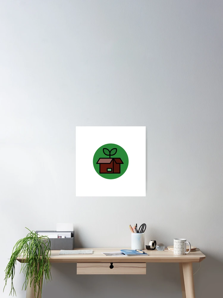 Thumbnail 2 of 3, Poster, Green Earth Box designed and sold by RedsStickerShop.