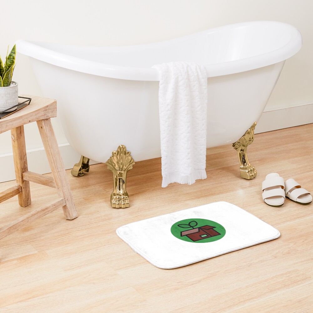 Item preview, Bath Mat designed and sold by RedsStickerShop.