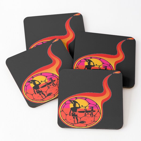 Item preview, Temporada de verano de fútbol playa - Football Fireball designed and sold by mewsis.