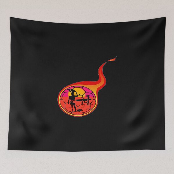 Item preview, Temporada de verano de fútbol playa - Football Fireball designed and sold by mewsis.