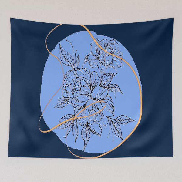 Item preview,  Botanical Boho Floral Rose Design, nr 3, Arty Design  Inspired by Nature designed and sold by Adri Barnard.