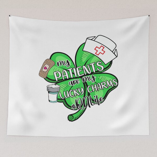 Item preview, My Patients Are My Lucky Charms RN Life 95 designed and sold by codyemantai.