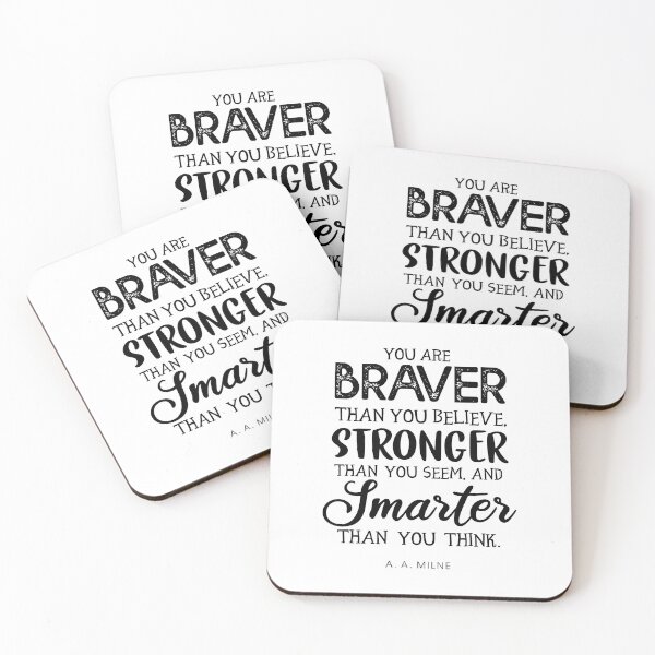 Item preview, Braver Stronger Smarter designed and sold by corbrand.