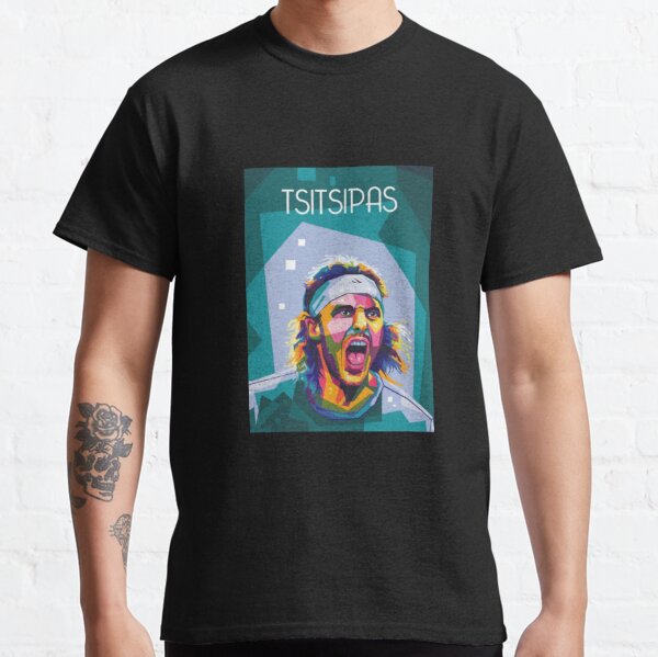 T Shirts Stefanos Tsitsipas Redbubble