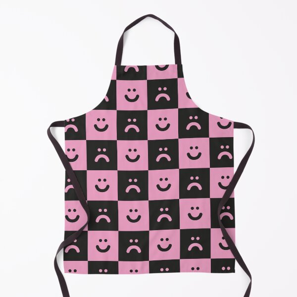Item preview, Black and Pink Smilie Pattern designed and sold by ZANGRAM.