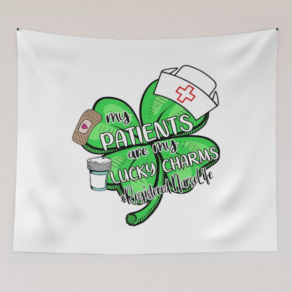 Item preview, My Patients Are My Lucky Charms Registered Nurse Life 95 designed and sold by codyemantai.