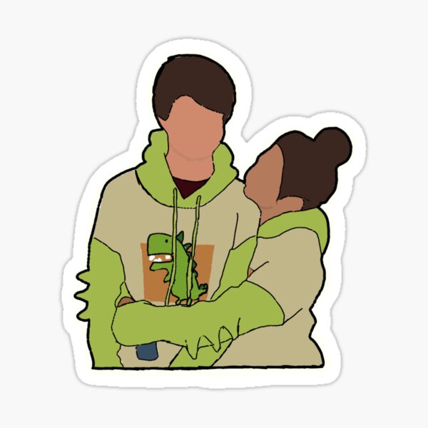 tubbo and lani dinosaur hoodie
