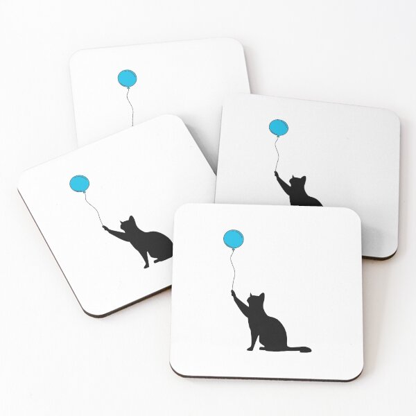 Item preview, Cat with balloon designed and sold by CA-Creatives.