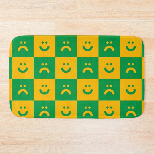 Item preview, Yellow and Green checkered Smilie Pattern designed and sold by ZANGRAM.