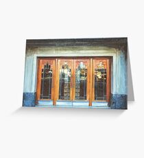 Manchester - Doors at The Plaza, Stockport Greeting Card