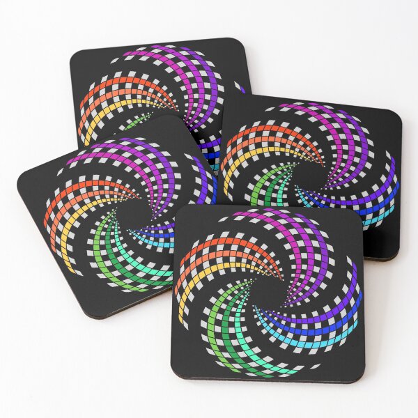 Item preview, Four Spiral Pattern Colorful designed and sold by bunbun369.