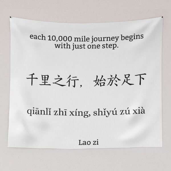 Item preview, Chinese Proverb | Mandarin designed and sold by KeleCo.