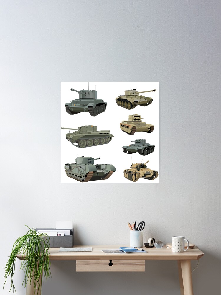 Various British WW2 Tanks  Poster for Sale by NorseTech