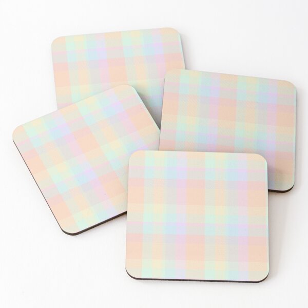 Item preview, Rainbow Plaid Tartan Textured Pattern designed and sold by Siu-Hong Mok.