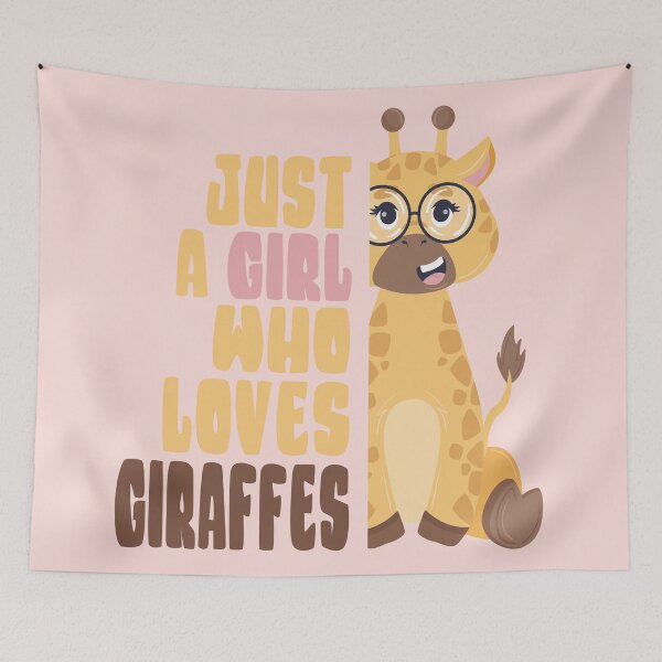 Item preview, Just A Girl Who Loves Giraffes designed and sold by samah82.