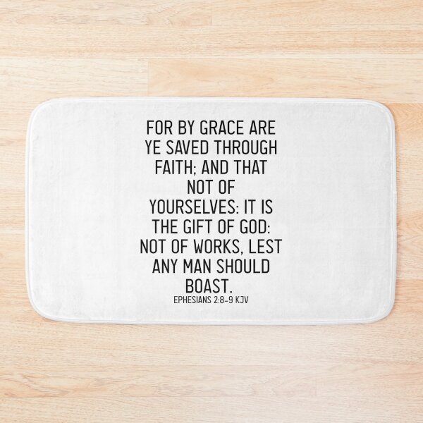 Item preview, Ephesians 2:8-9 KJV designed and sold by Logosdesignshop.