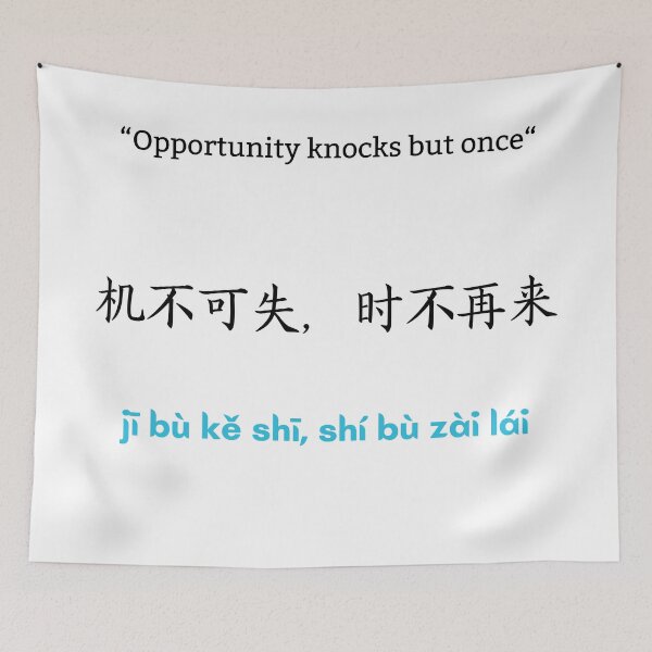 Item preview, Chinese Proverb | Mandarin designed and sold by KeleCo.