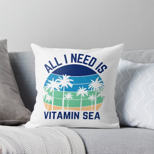 Item preview, All I Need Is Vitamin Sea White designed and sold by curledup-cat.
