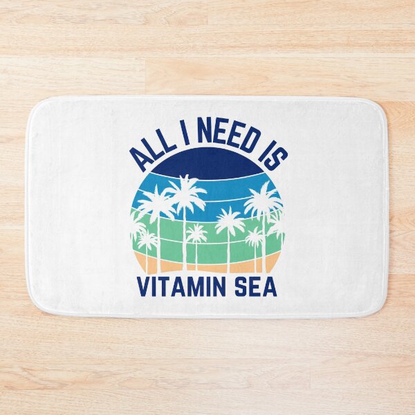 Item preview, All I Need Is Vitamin Sea White designed and sold by curledup-cat.