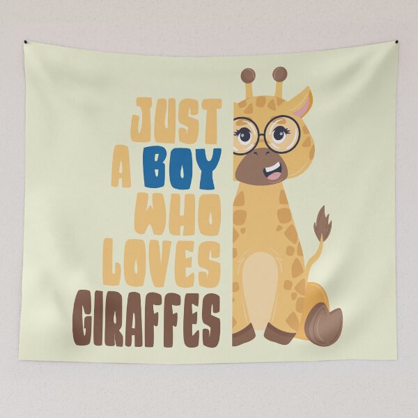 Item preview,  Just A boy Who Loves Giraffes designed and sold by samah82.