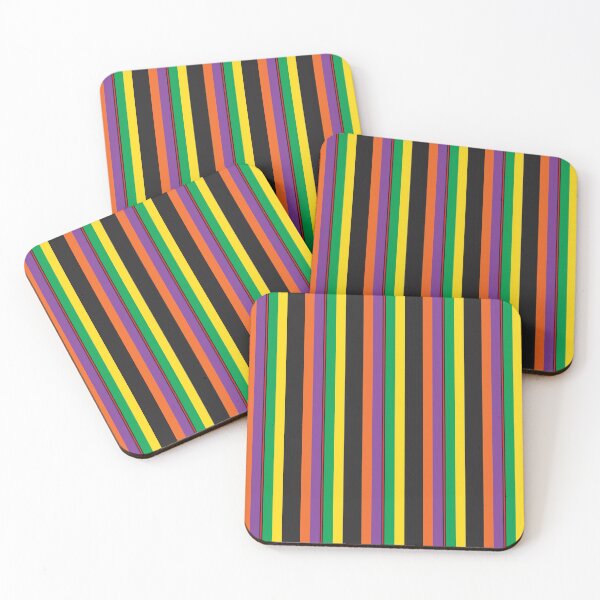 Item preview, Rainbow Vertical Stripes Pattern designed and sold by Siu-Hong Mok.