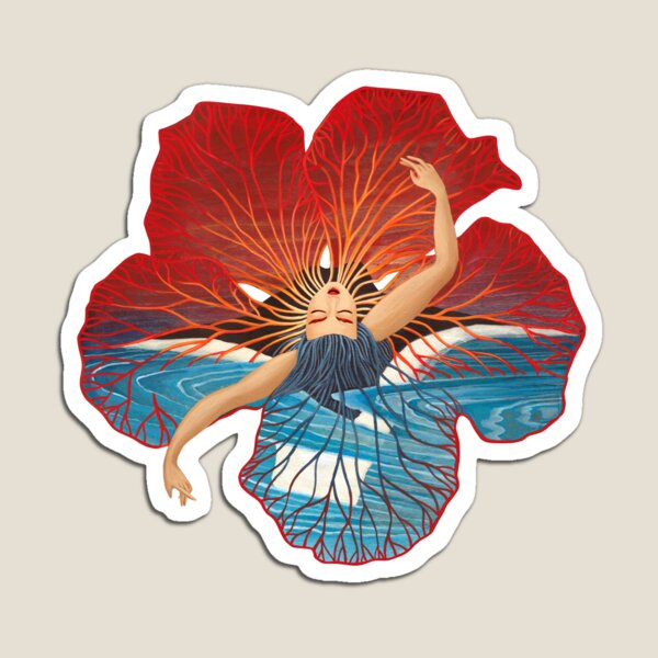Flower Hawaii Pele Magnet