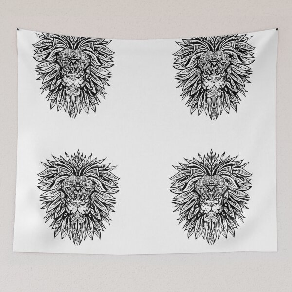 Item preview, Lion mandala - on repeat. designed and sold by teez4dayz.