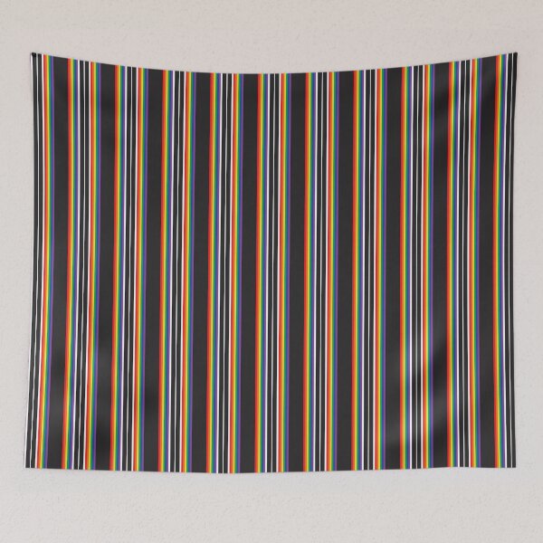 Item preview, Rainbow Vertical Stripes Pattern designed and sold by Siu-Hong Mok.