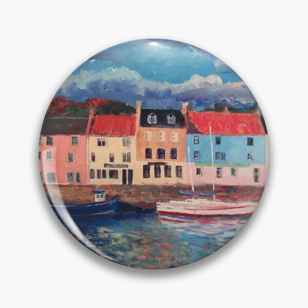 Item preview, 'Three Boats at Anstruther' designed and sold by Stephen Howard  Harrison.