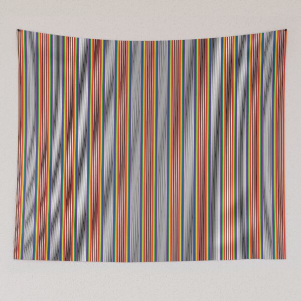 Item preview, Rainbow Vertical Stripes Pattern designed and sold by Siu-Hong Mok.