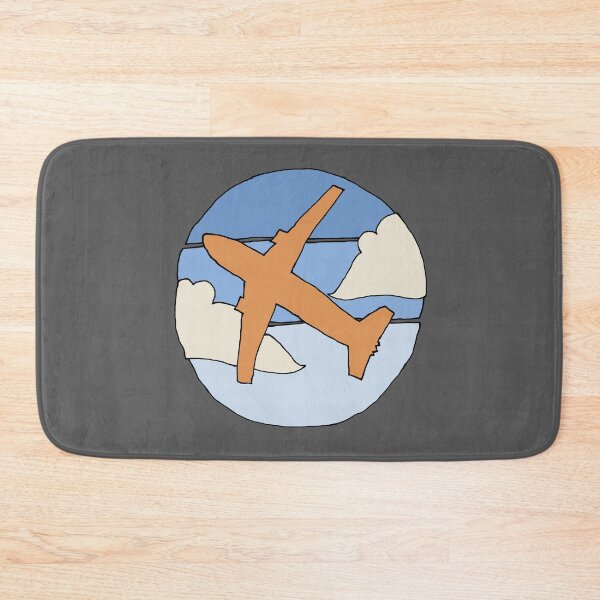 Item preview, Orange Airplane Over Blue Sky designed and sold by Chubuter.